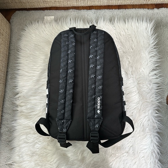 ADIDAS ORIGINALS BASE BACKPACK MONOGRAM/BLACK/WHITE, NEW NO TAG - Picture 3 of 6